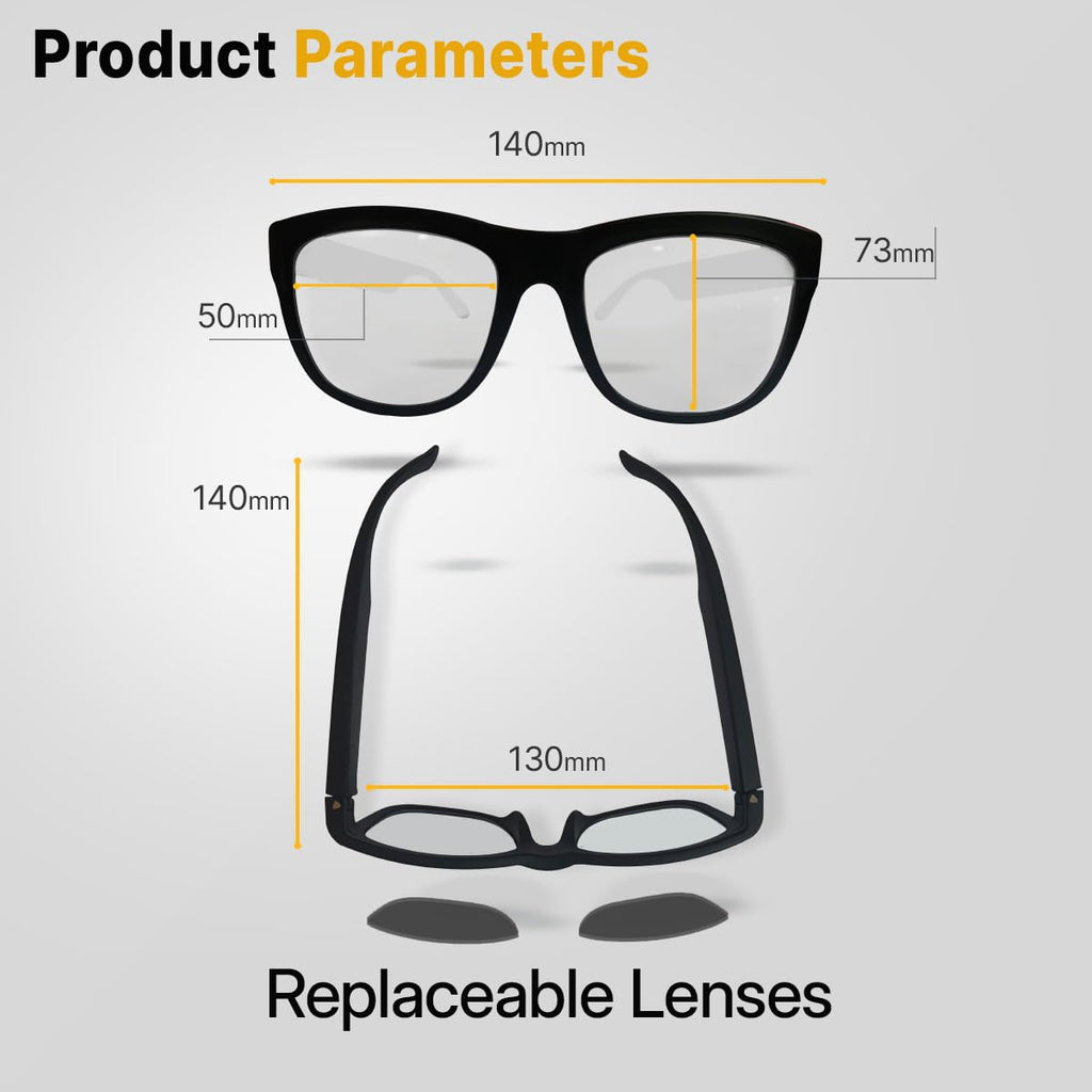 OAKTER Smart Glasses with Wireless Bluetooth