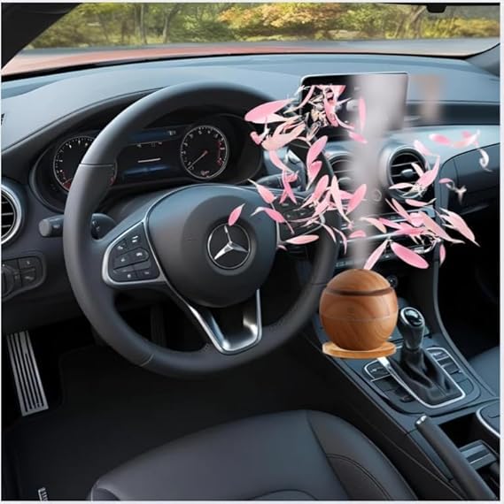 KRIAVAXA Wooden Cool Mist Humidifiers Essential Oil Diffuser Aroma Air