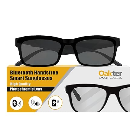 OAKTER Smart Glasses with Wireless Bluetooth