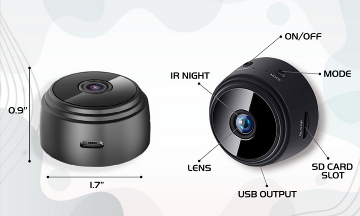 Wireless HD Security Mini Camera| FOR SPYING AND SECURITY